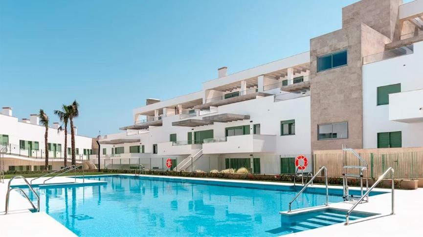 Apartamento El Sueno Mojacar 1ª Linea De Playa المظهر الخارجي الصورة